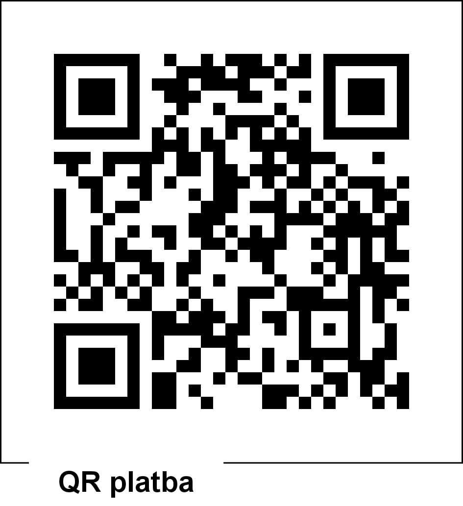 QR kód pro první splátku členství Klubu Ghí